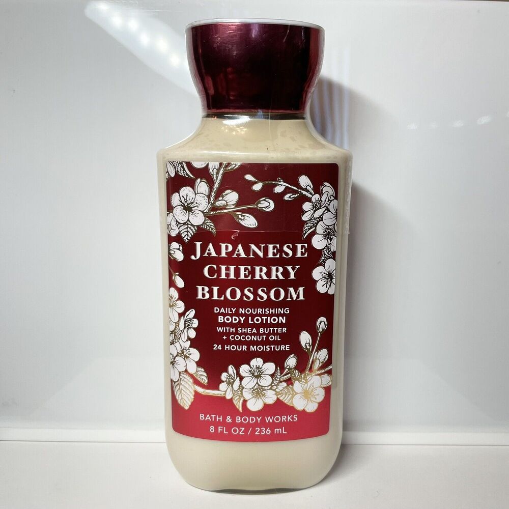 Bath & Body Works Japanese Cherry Blossom Body Lotion 8oz NEW Sealed